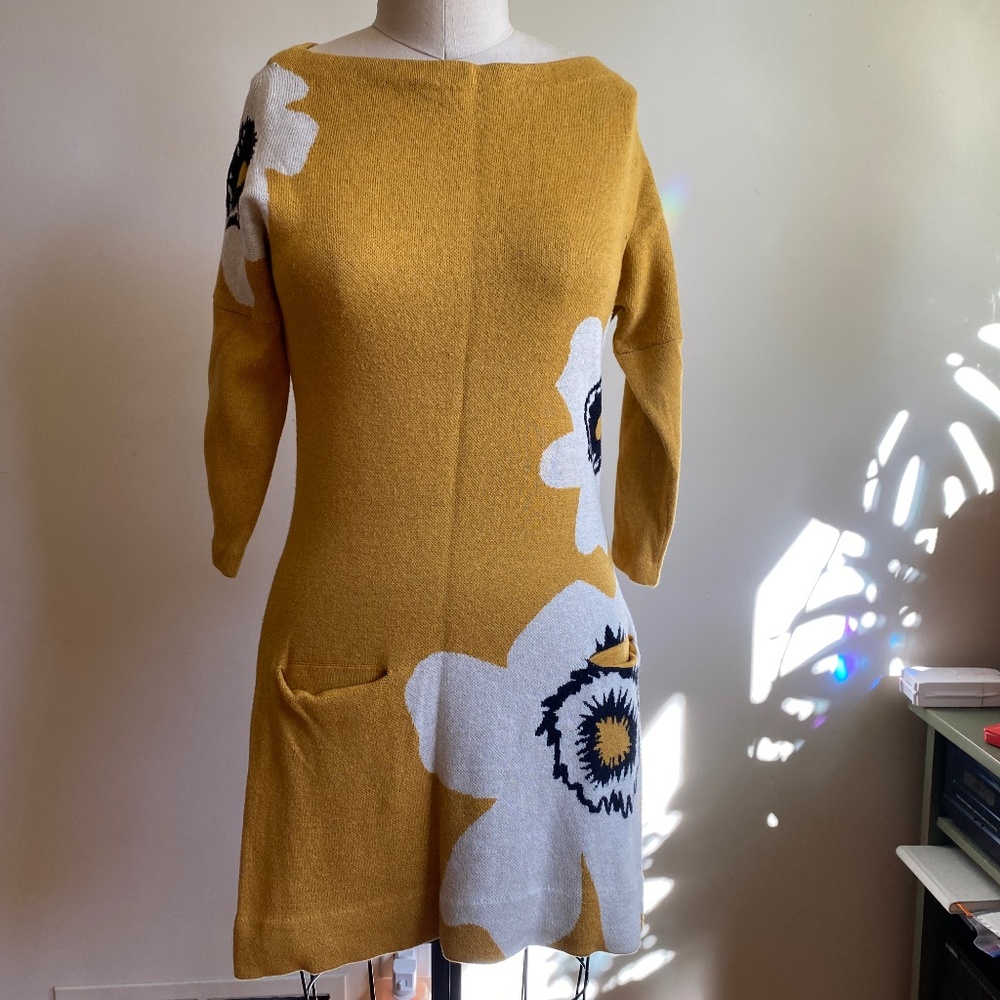 Anthropologie Field Flower Flower Tunic